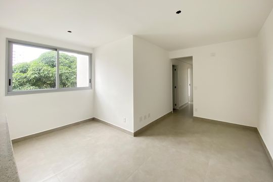 Sala de apartamento à venda com 3 quartos, 73m² em Santa Efigênia, Belo Horizonte