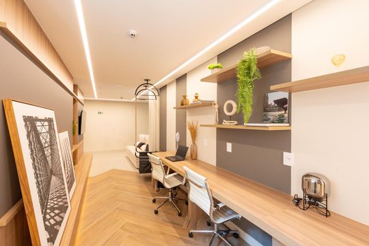 Coworking de kitnet/studio para alugar com 1 quarto, 26m² em Vila Clementino, São Paulo