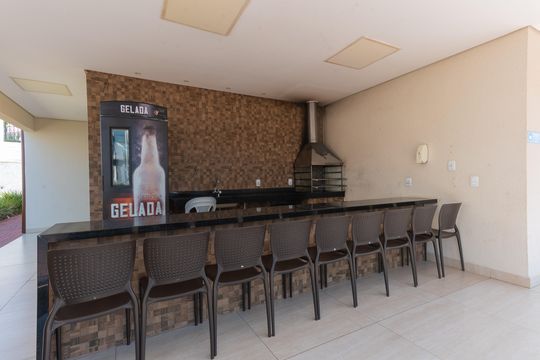 Área comum - Churrasqueira de apartamento para alugar com 2 quartos, 46m² em Fundacao da Casa Popular, Campinas