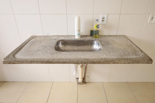 Cozinha de apartamento à venda com 2 quartos, 41m² em Jardim Guaianazes, São Paulo