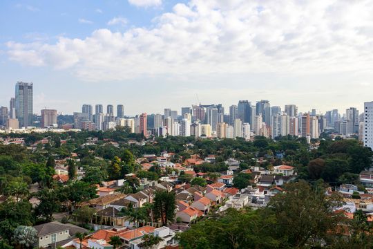 Sala - Vista de apartamento à venda com 1 quarto, 80m² em Granja Julieta, São Paulo