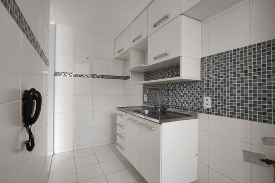 Cozinha - Armários de apartamento à venda com 2 quartos, 51m² em Barra Olímpica, Rio de Janeiro