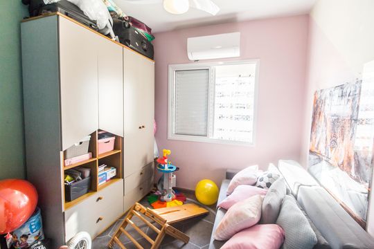 Quarto de apartamento à venda com 3 quartos, 107m² em Empresarial 18 do Forte, Barueri