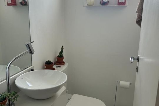 Banheiro de apartamento à venda com 2 quartos, 54m² em Cambuci, São Paulo