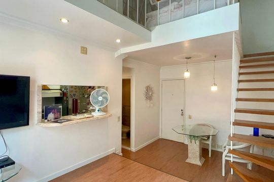 Sala de apartamento para alugar com 1 quarto, 72m² em Paraíso, São Paulo