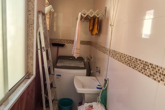 Área de serviço  de apartamento à venda com 3 quartos, 85m² em Penha Circular, Rio de Janeiro