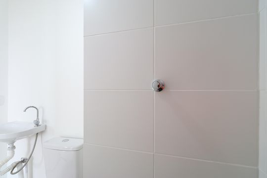 Banheiro  de apartamento à venda com 2 quartos, 33m² em Barra Funda, São Paulo