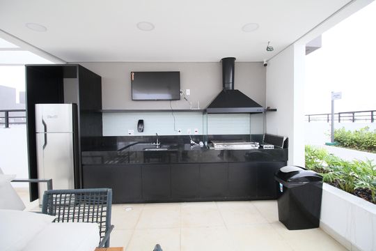Área comum - Churrasqueira de apartamento à venda com 2 quartos, 40m² em Vila Andrade, São Paulo