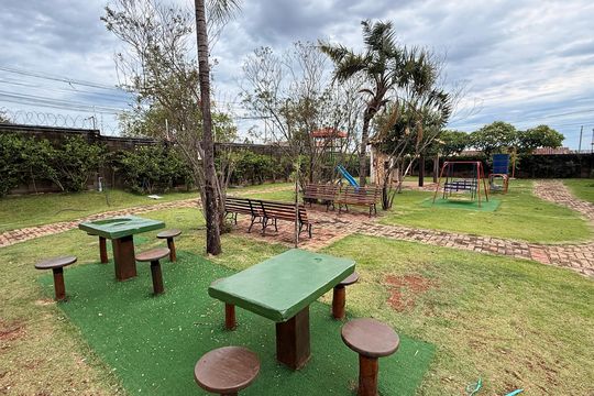 Área comum de casa de condomínio à venda com 3 quartos, 73m² em Jardim Gardênia, Goiânia