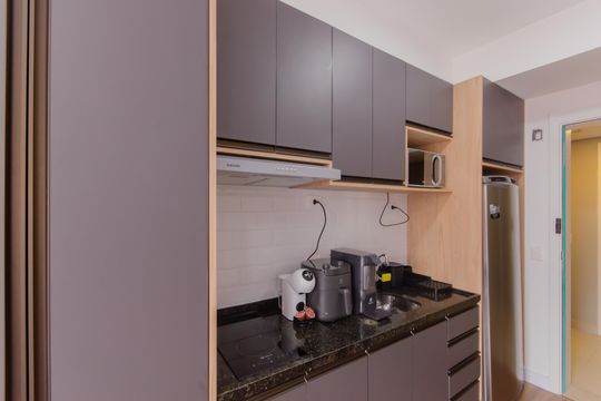 Cozinha de kitnet/studio à venda com 1 quarto, 21m² em  Alto do Ipiranga, São Paulo