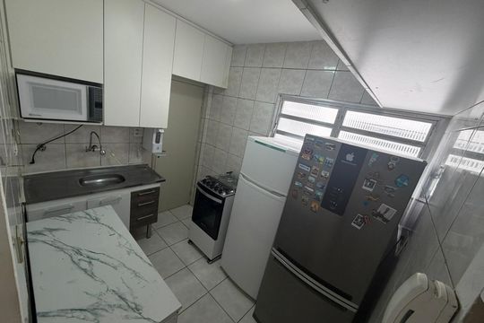 Cozinha de apartamento à venda com 3 quartos, 81m² em Aclimação, São Paulo