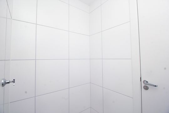 Banheiro de apartamento à venda com 2 quartos, 35m² em Santa Maria, Santo André