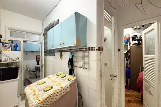 Área de serviço de apartamento à venda com 3 quartos, 76m² em Copacabana, Rio de Janeiro