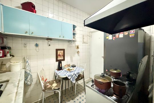 Cozinha de apartamento à venda com 3 quartos, 76m² em Copacabana, Rio de Janeiro