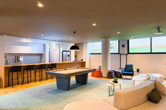 Área comum de kitnet/studio para alugar com 0 quarto, 22m² em Vila Mariana, São Paulo