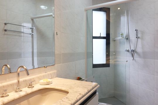Banheiro Social de apartamento à venda com 4 quartos, 164m² em Centro, São Bernardo do Campo