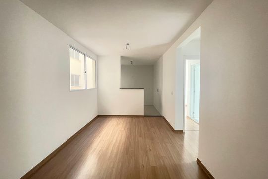 Sala de apartamento à venda com 2 quartos, 52m² em Paquetá, Belo Horizonte