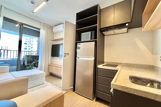 Cozinha de apartamento para alugar com 1 quarto, 30m² em Vila da Saúde, São Paulo