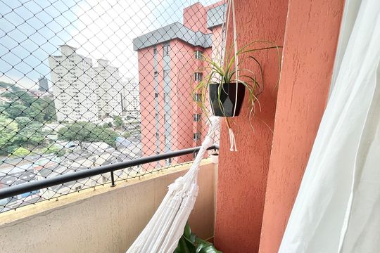 Varanda da Sala de apartamento para alugar com 3 quartos, 70m² em Vila Aurora (zona Norte), São Paulo