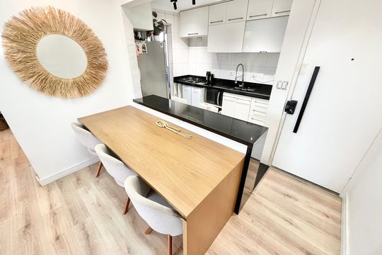 Cozinha de apartamento para alugar com 3 quartos, 70m² em Vila Aurora (zona Norte), São Paulo