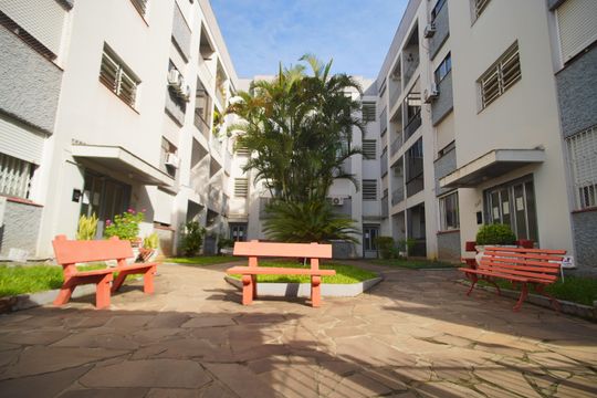 Área comum de apartamento à venda com 1 quarto, 47m² em Centro, São Leopoldo