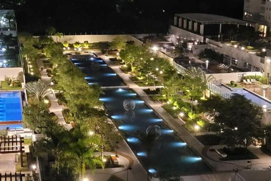 Vista da varanda de apartamento à venda com 3 quartos, 100m² em Jardim Dom Bosco, São Paulo