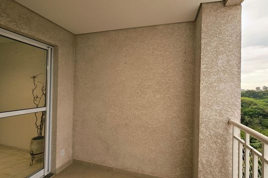 Varanda da Sala de apartamento para alugar com 2 quartos, 67m² em Medeiros, Jundiaí