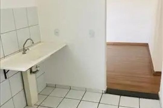 Cozinha de apartamento para alugar com 2 quartos, 55m² em Vila Delma (Justinopolis), Ribeirão das Neves