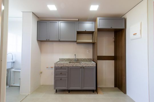Cozinha de apartamento para alugar com 2 quartos, 44m² em Notre Dame, Campinas