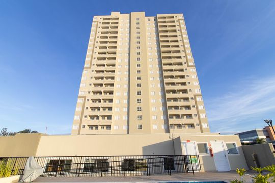Fachada do bloco de apartamento para alugar com 2 quartos, 44m² em Notre Dame, Campinas