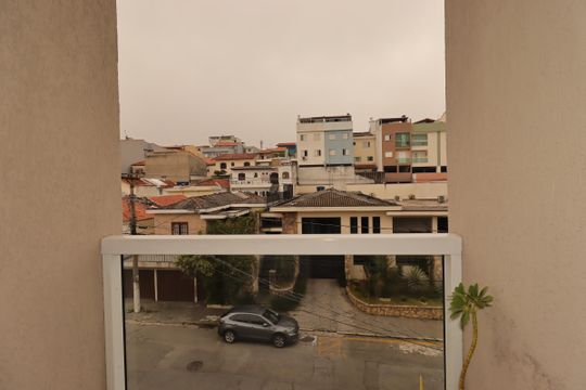 Sacada da Suíte de apartamento à venda com 3 quartos, 117m² em Vila Camilópolis, Santo André