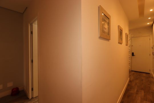 Corredor de apartamento à venda com 3 quartos, 117m² em Vila Camilópolis, Santo André