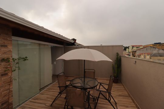 Quintal de apartamento à venda com 3 quartos, 117m² em Vila Camilópolis, Santo André
