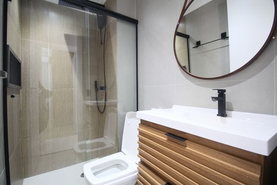 Banheiro de apartamento para alugar com 2 quartos, 44m² em Cidade Jardim, São Paulo