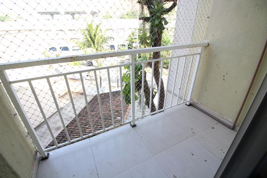 Sala - Varanda de apartamento à venda com 3 quartos, 57m² em Taquara, Rio de Janeiro