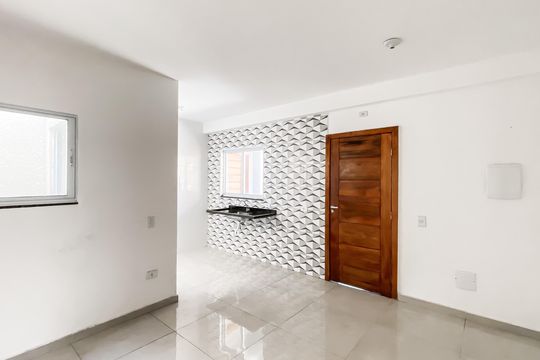 Sala  de apartamento à venda com 2 quartos, 45m² em Jardim Eliane, São Paulo