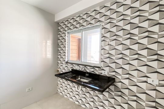 Cozinha / área de serviço  de apartamento à venda com 2 quartos, 45m² em Jardim Eliane, São Paulo