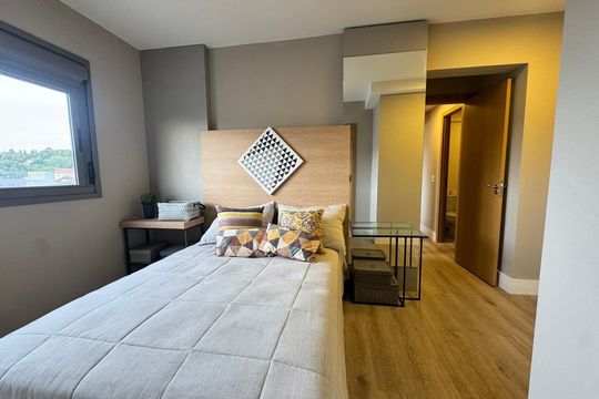 Suíte de apartamento à venda com 2 quartos, 61m² em Farroupilha, Porto Alegre