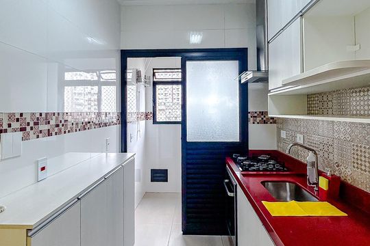 Cozinha de apartamento para alugar com 2 quartos, 74m² em Tatuapé, São Paulo