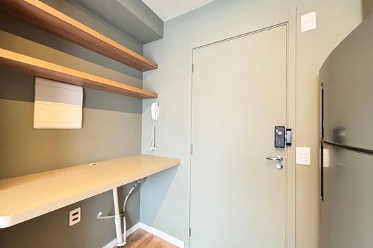 Suíte de apartamento para alugar com 1 quarto, 26m² em Vila Olímpia, São Paulo