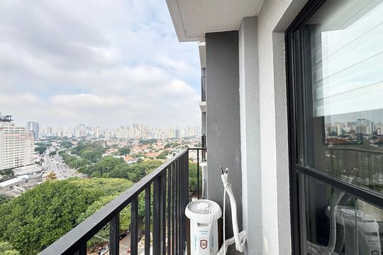 Varanda de apartamento para alugar com 1 quarto, 26m² em Vila Olímpia, São Paulo