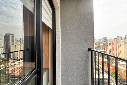 Varanda de apartamento para alugar com 1 quarto, 26m² em Vila Olímpia, São Paulo
