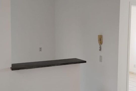 Cozinha de apartamento para alugar com 2 quartos, 45m² em Shopping Park, Uberlândia