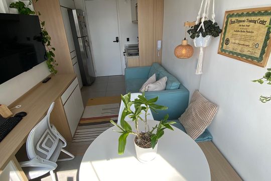 Sala de apartamento à venda com 1 quarto, 29m² em Chácara Inglesa, São Paulo