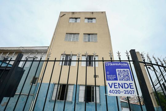 Fachada de apartamento à venda com 2 quartos, 45m² em Jardim Monte Alegre, Taboão da Serra