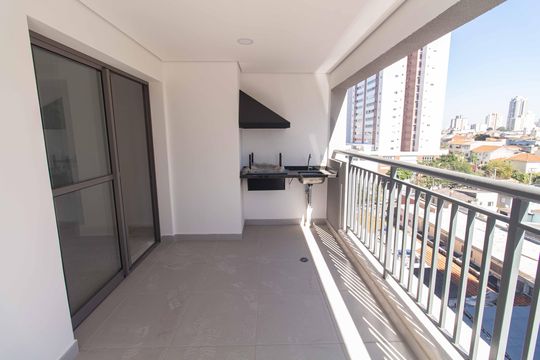 Varanda de apartamento à venda com 2 quartos, 71m² em Vila Dom Pedro I, São Paulo