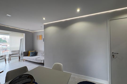 Sala de Jantar de apartamento à venda com 2 quartos, 60m² em Vila Pereira Barreto, São Paulo