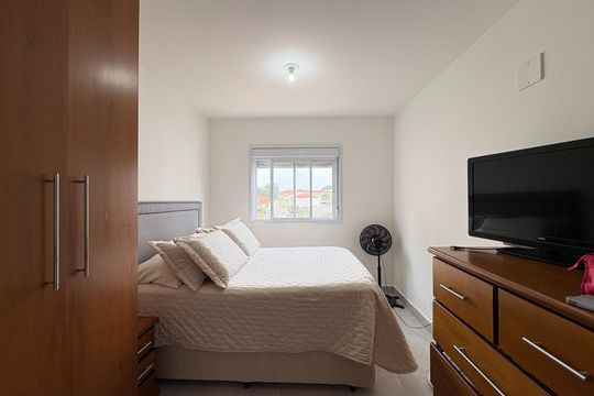 Suíte de apartamento à venda com 2 quartos, 60m² em Vila Pereira Barreto, São Paulo