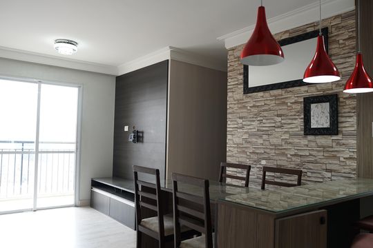 Sala de apartamento à venda com 3 quartos, 68m² em Gopouva, Guarulhos