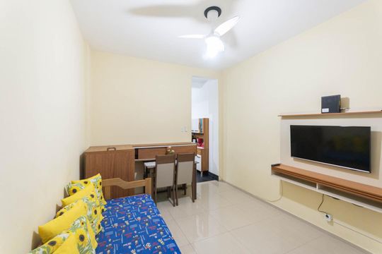 Sala de apartamento à venda com 1 quarto, 32m² em Estácio, Rio de Janeiro